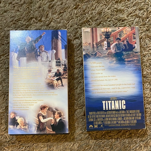 TITANIC WIDESCREEN VHS - Picture 4 of 4